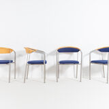 Set of 4 Henrik Tengler chairs 'Chairman' by Hansen & Sorensen Denmark