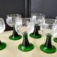 6 white wine glasses from Alsace Arc France