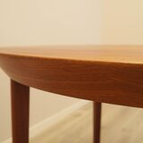 Round teak table, Danish design, 1960s, manufacturer: Gudme Møbelfabrik, de