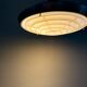 Lampe danoise vintage - Lampe en bronze avec diffuseur