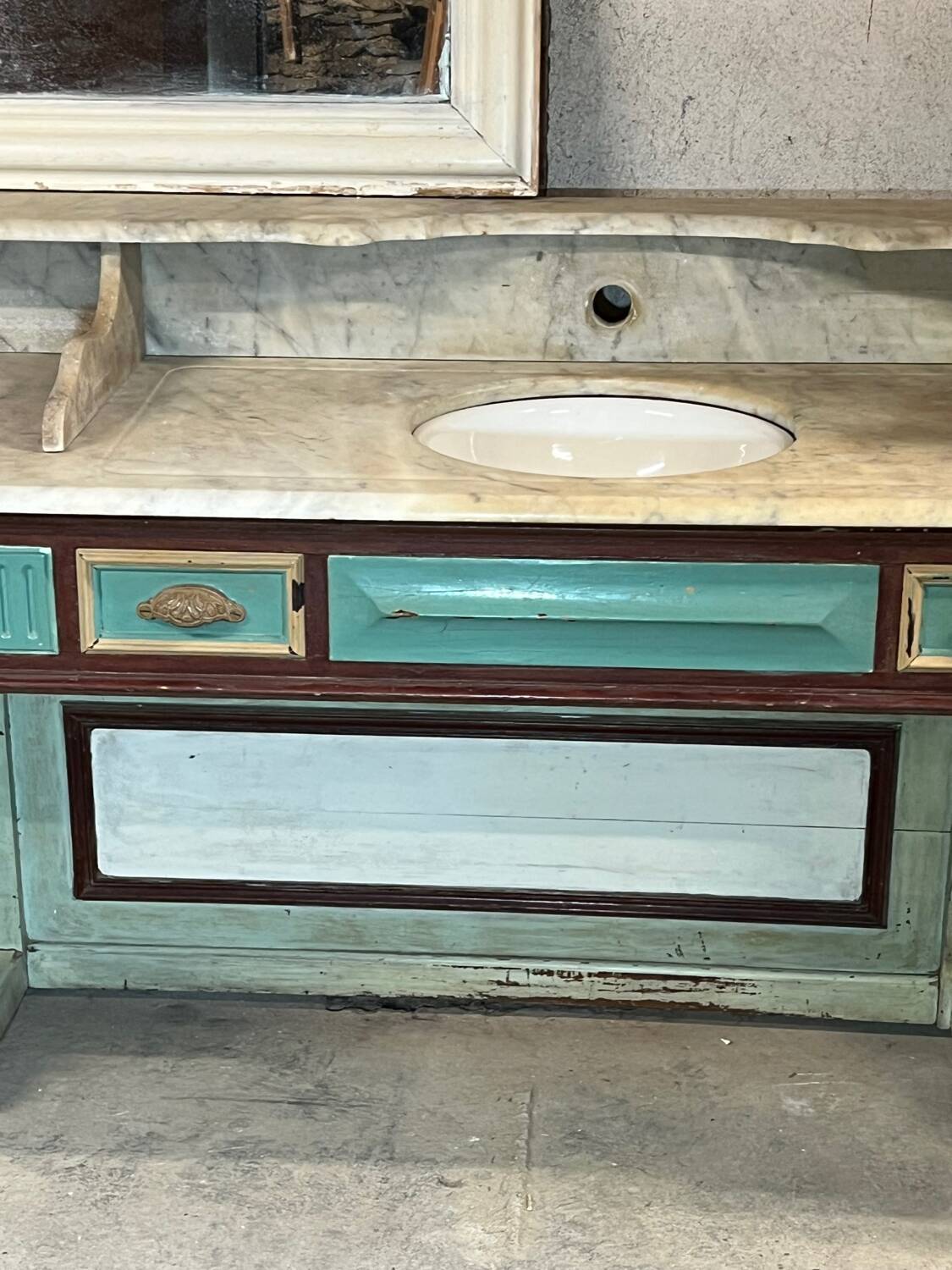 Antique hairdresser's-barber's furniture