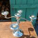 English silver candelabra candlestick