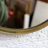 Free-form brass mirror 1970