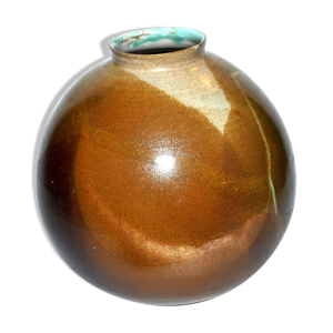 vase boule vintage en