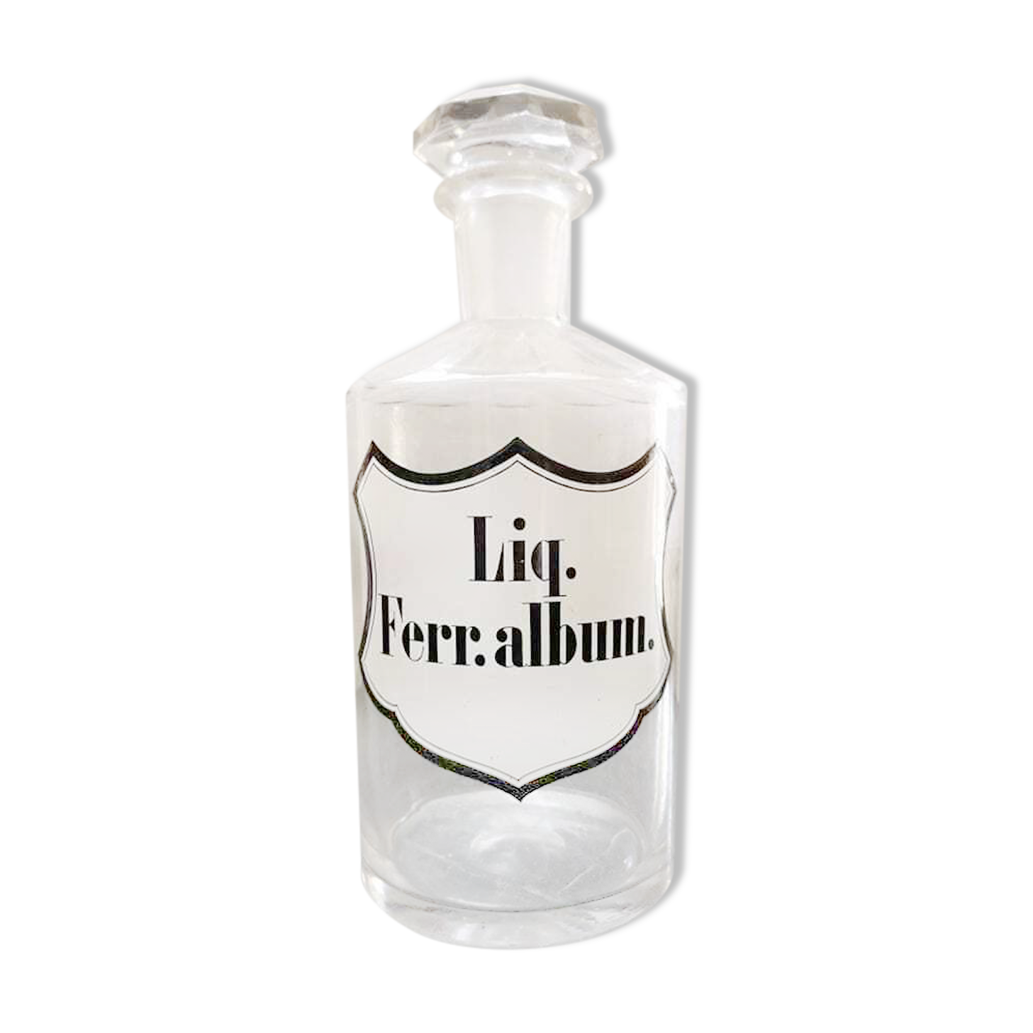 Old liq.ferr.album bottle 1900