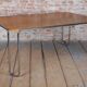 Bauhaus Dining Table, attributed to R. Slezák, Chrome, Polished Oak, Czech, 1930s