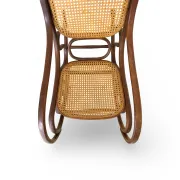Vintage Bentwood Rocking Chair in the Thonet Tradition, by FMG, 1940s/