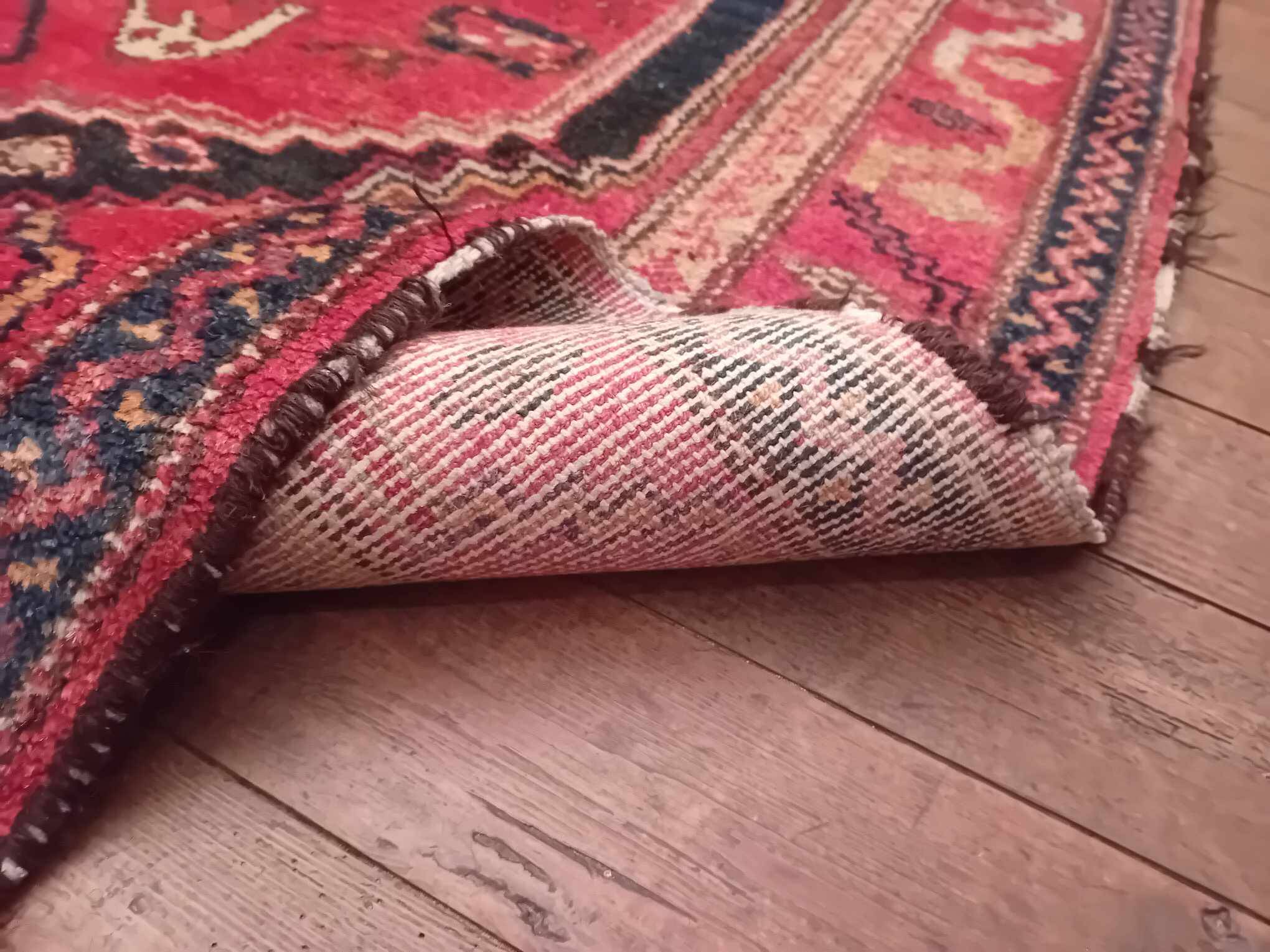 Handmade Persian Hamadan rug 210x132cm