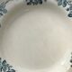 5 assiettes creuses Terre de Fer modèle Guadeloupe Debray bleu