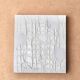 Small minimalist painting, textured white by Vincent Dufresne.
