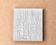 Small minimalist painting, textured white by Vincent Dufresne.