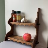 Antique spice shelf