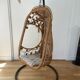 Fauteuil suspendu en rotin
