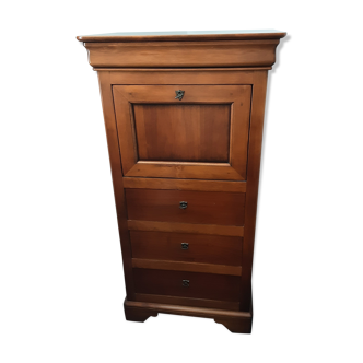 Secretary in wood cherry - louis philippe style