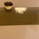 Miroir de salle de bain étagère et lampes