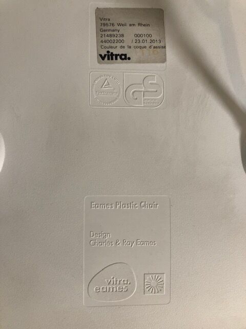 Eames DSW chairs for Vitra
