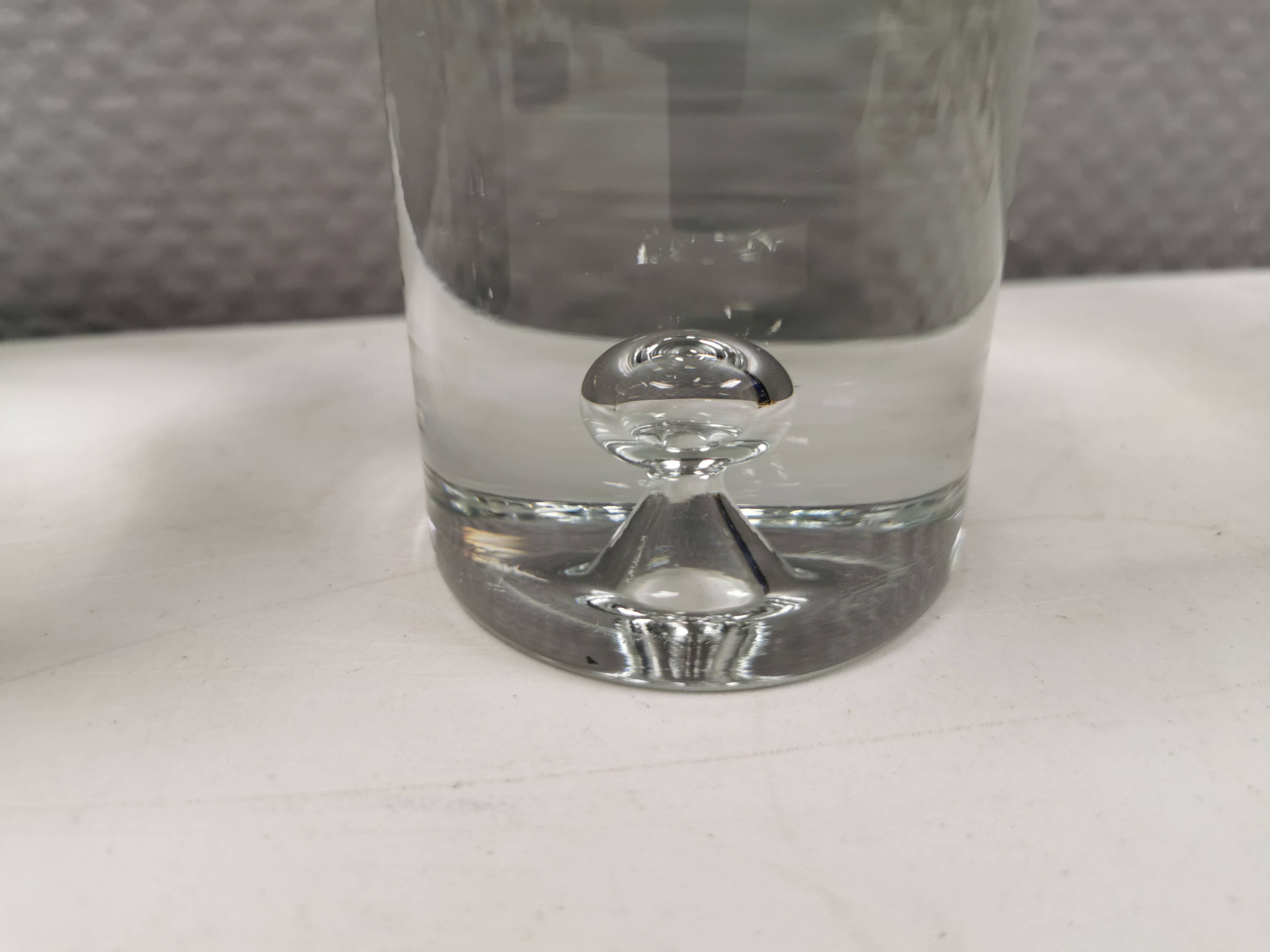 Two crystal glass vases from Polish Krosno glass