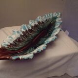 Plat Vallauris couleur bleu turquoise