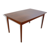 Scandinavian extendable meal table Denmark teak 1960