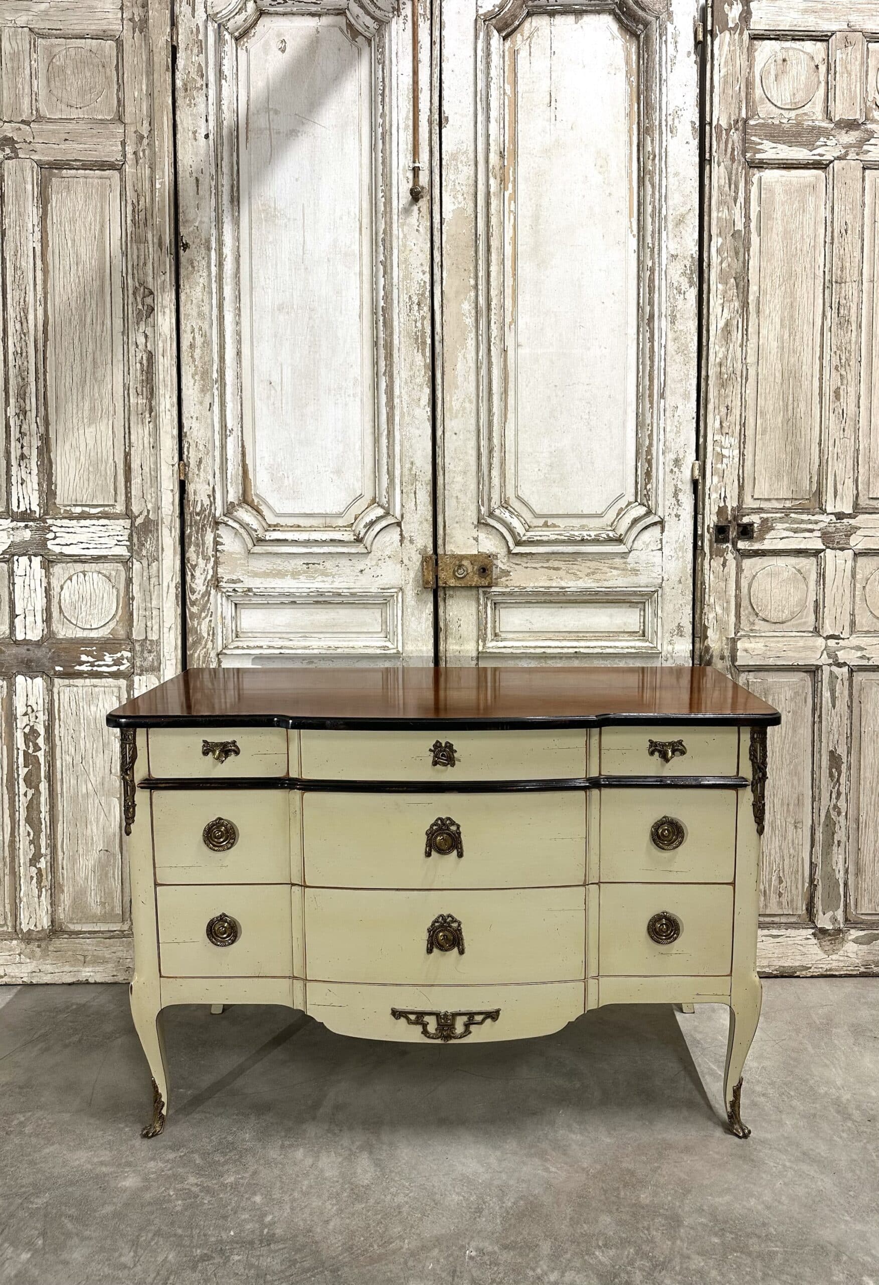 Transitional style commode painted circa 1980