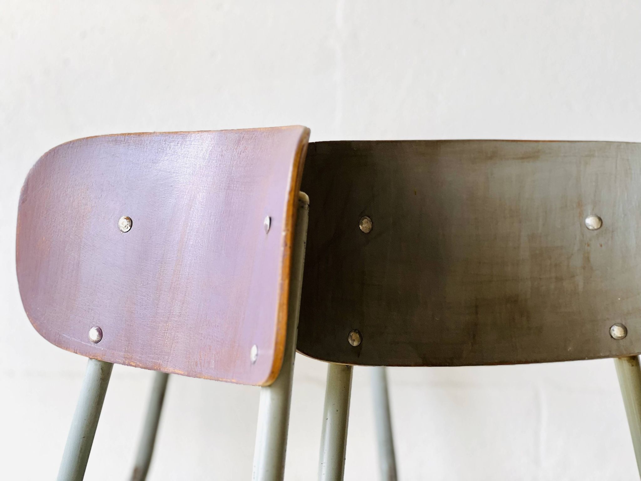 Chaises d'école, ensemble de 4