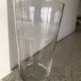 Lot de 6verres anciens à limonade art déco