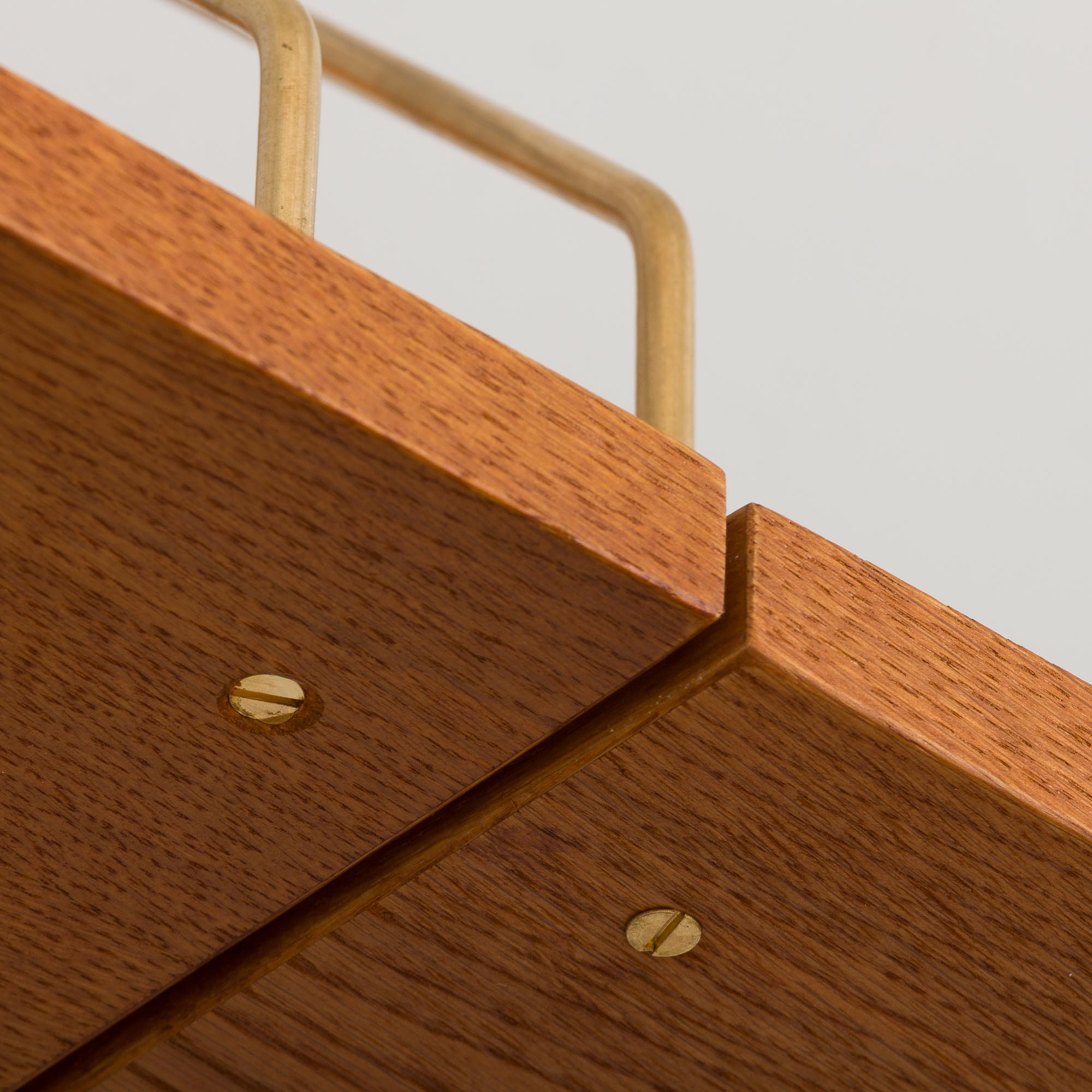 Danish oak modular shelving system 12 shelves