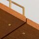 Danish oak modular shelving system 12 shelves