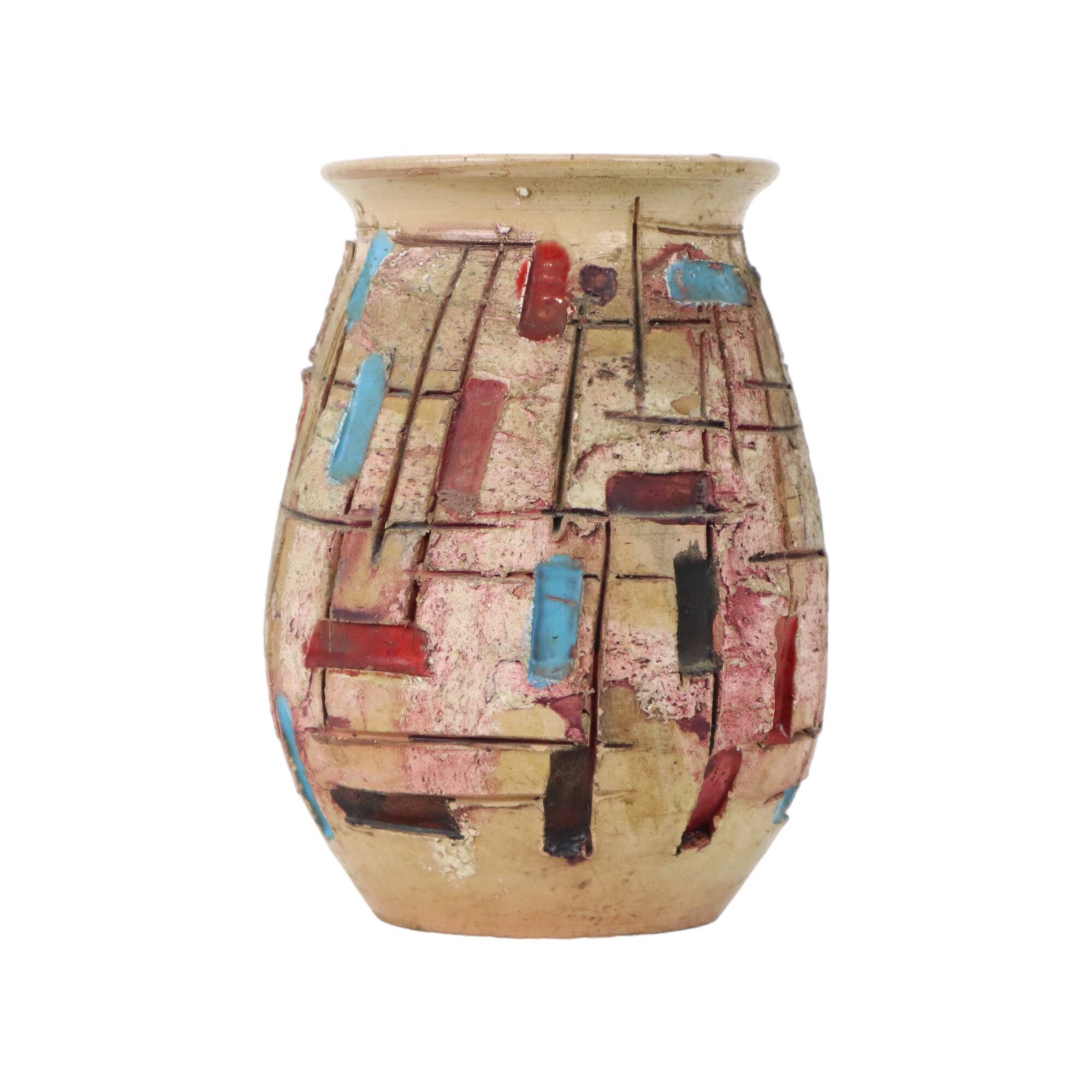 Vintage Italian Design Vase Ceramic Nuovo Rinascimento 1960s