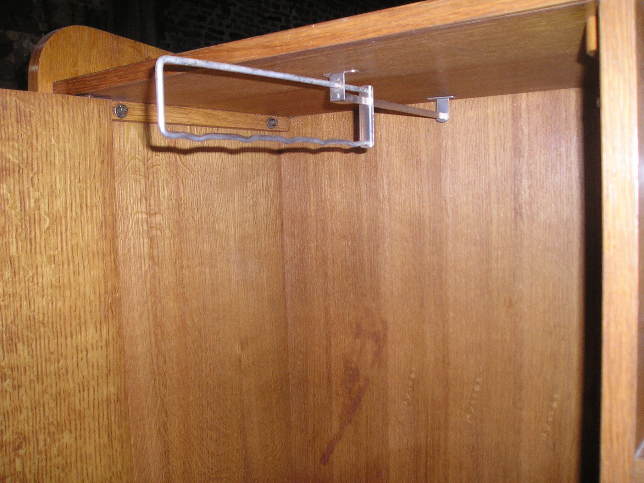 Secretary cabinet, oak veneer 1960