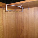 Armoire secrétaire, placage de chêne 1960