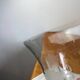 Chalice-shaped glass cup