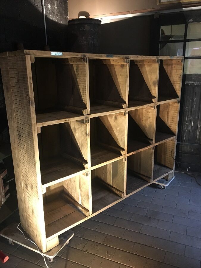 Industrial wooden shelf 1940
