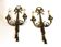 Pair of wall sconces in gilded bronze, Louis XVI style.