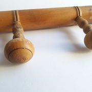 Porte manteau mural bois 5 patères