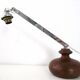 Adjustable Art Deco lamp in metal from the 1920s-1930s.