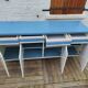 Kitchen cabinet in blue formica 4 doors 4 drawers