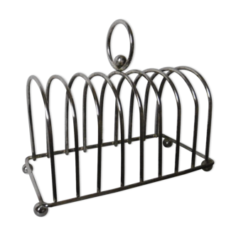 Silver metal toast door