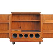 Danish teak bar cabinet by Illum Wikkelsø for CFC Silkeborg, 1960s.