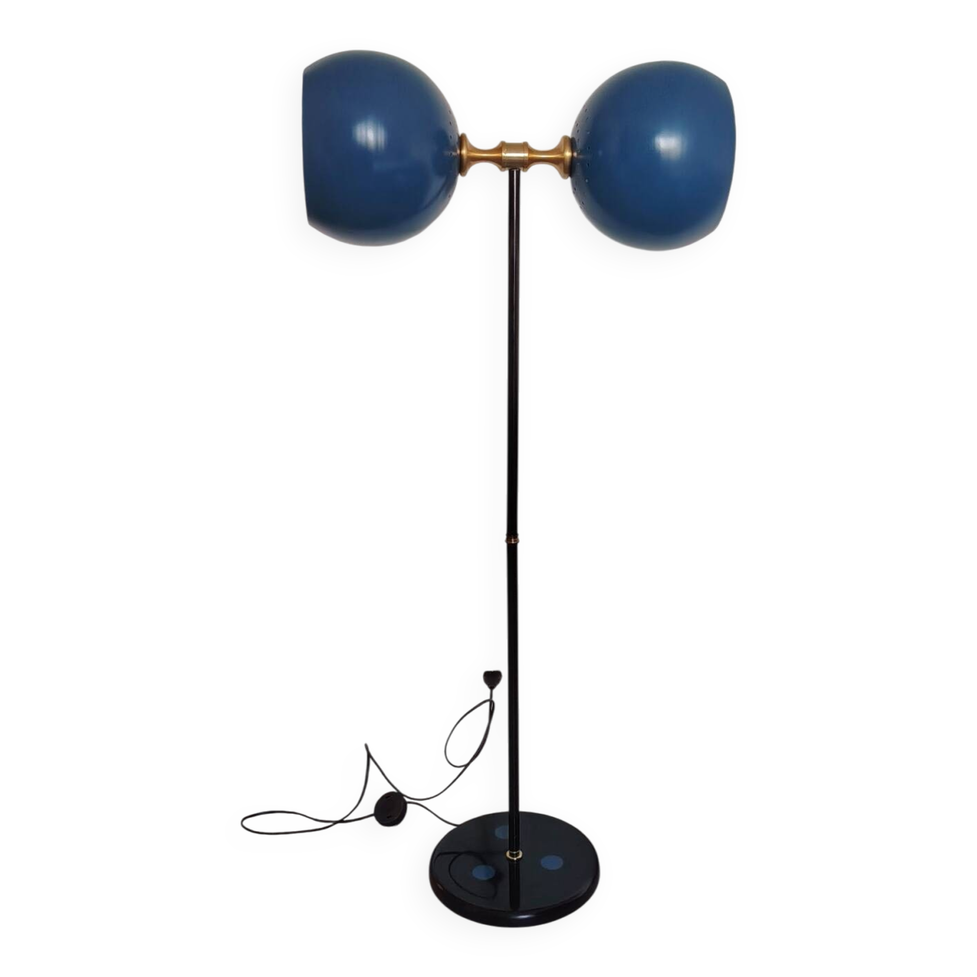 Lampadaire vintage double éclairage