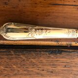 Gold metal fish serving knife