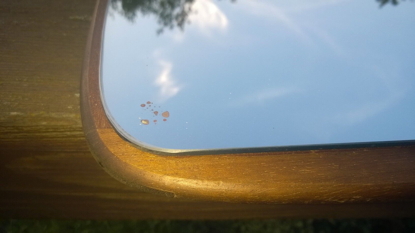 Mirror 1960s 72x32cm