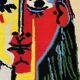 DESSO edition rug, PABLO PICASSO 'Portrait of a woman with a pompom hat'