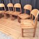 Ensemble de six chaises conçues par Rainer Daumiller, Hirtshals Savvaerk, Danemark.