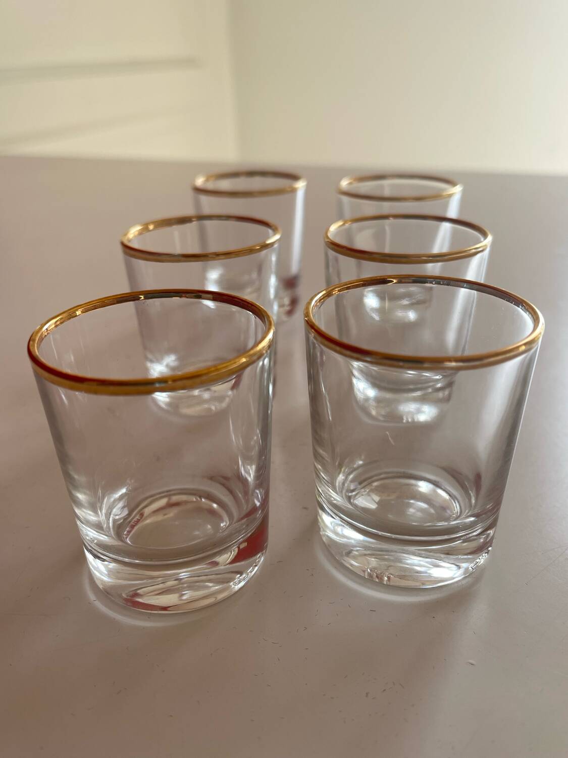 Set of 6 shot glasses