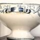 Antique soup tureen Sarreguemines U&C – Mozart model – Ironstone – decoration