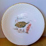 Fish plates in Limoges porcelain