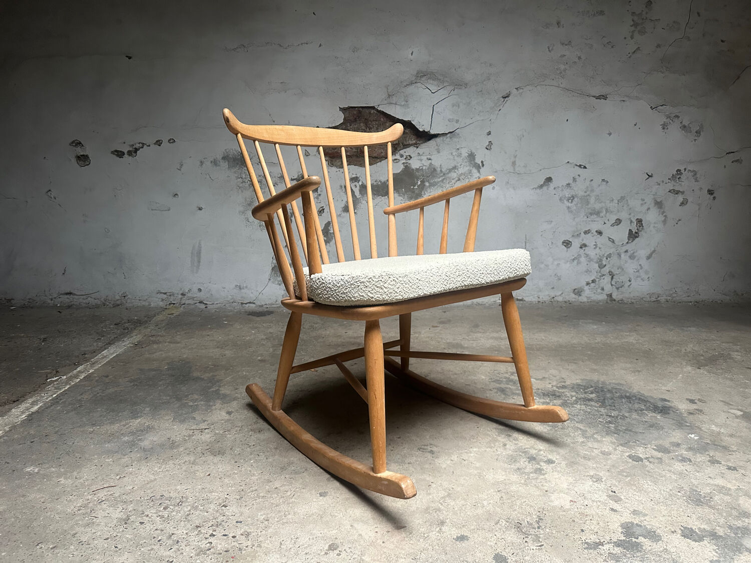 Chaise berçante vintage – Børge Mogensen