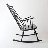 Rocking chair Lena Larsson Scandinavian design 1960 for Nesto