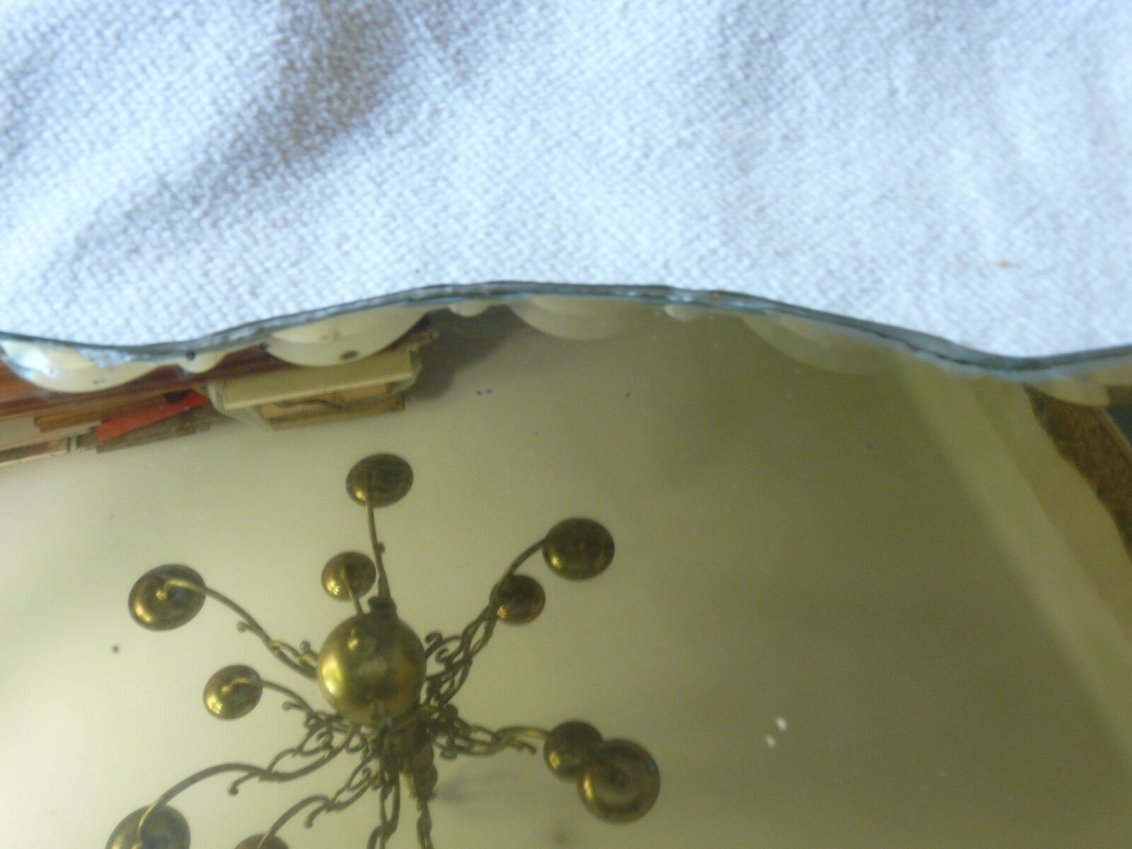 Mirror bevelled art deco era